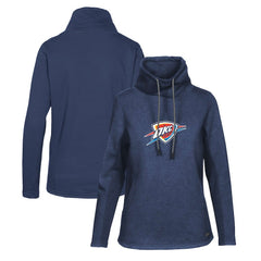 Oklahoma City Thunder Levelwear Women's Loop Core Funnel Neck Pullover Sweatshirt Navy