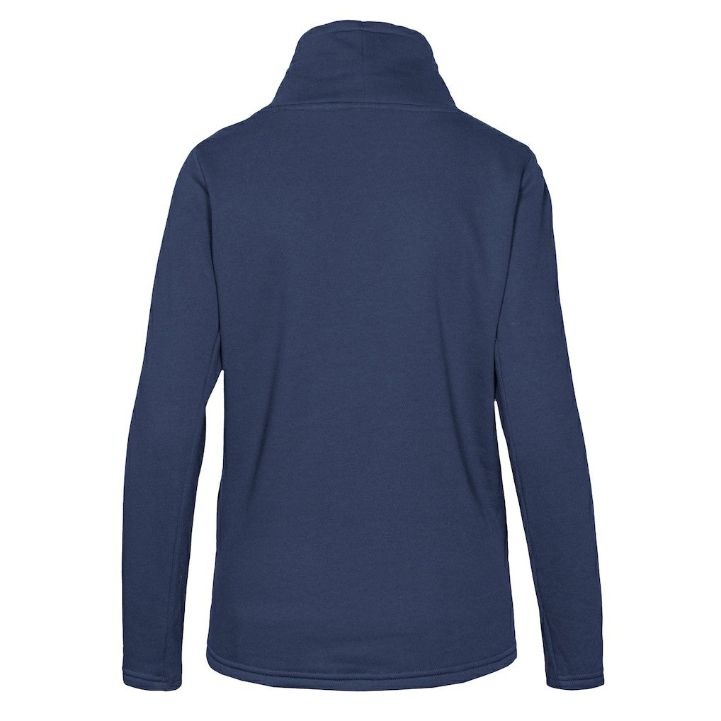 Oklahoma City Thunder Levelwear Women's Loop Core Funnel Neck Pullover Sweatshirt Navy