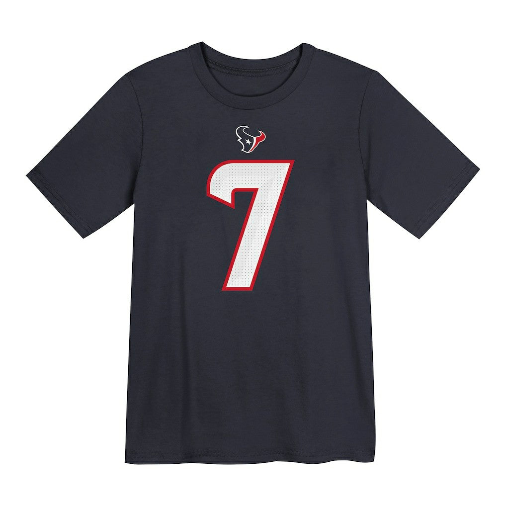 Nike C.J. Stroud Houston Texans Preschool Player Name & Number T-Shirt Navy