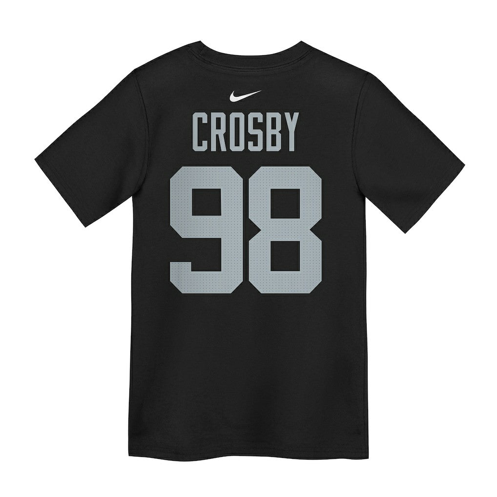 Nike Maxx Crosby Las Vegas Raiders Preschool Player Name & Number T-Shirt Black