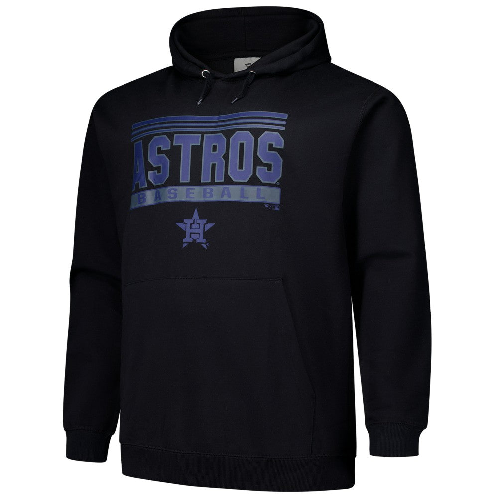 Houston Astros   Stack Fleece Pullover Hoodie - Black - MLB Online