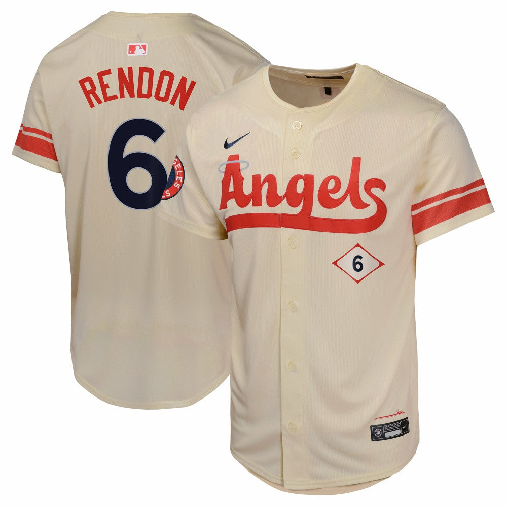 Anthony Rendon Los Angeles Angels Nike Youth City Connect Limited Player Jersey - Cream - Nike on Sale