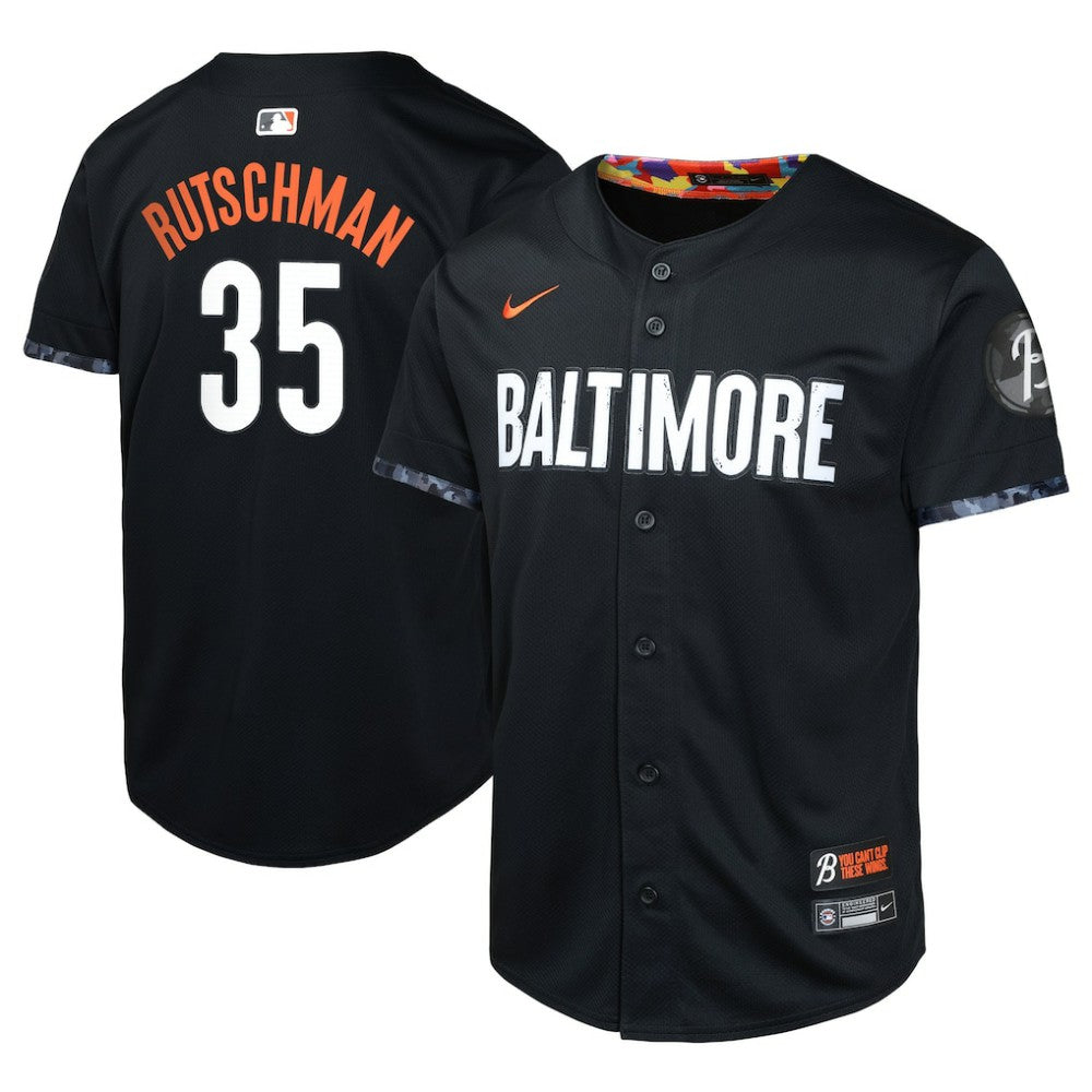 Adley Rutschman Baltimore Orioles Nike Youth City Connect Limited Player Jersey - Black - Nike on Sale