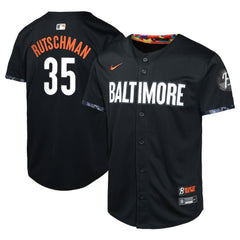 Adley Rutschman Baltimore Orioles Nike Youth City Connect Limited Player Jersey - Black - Nike on Sale