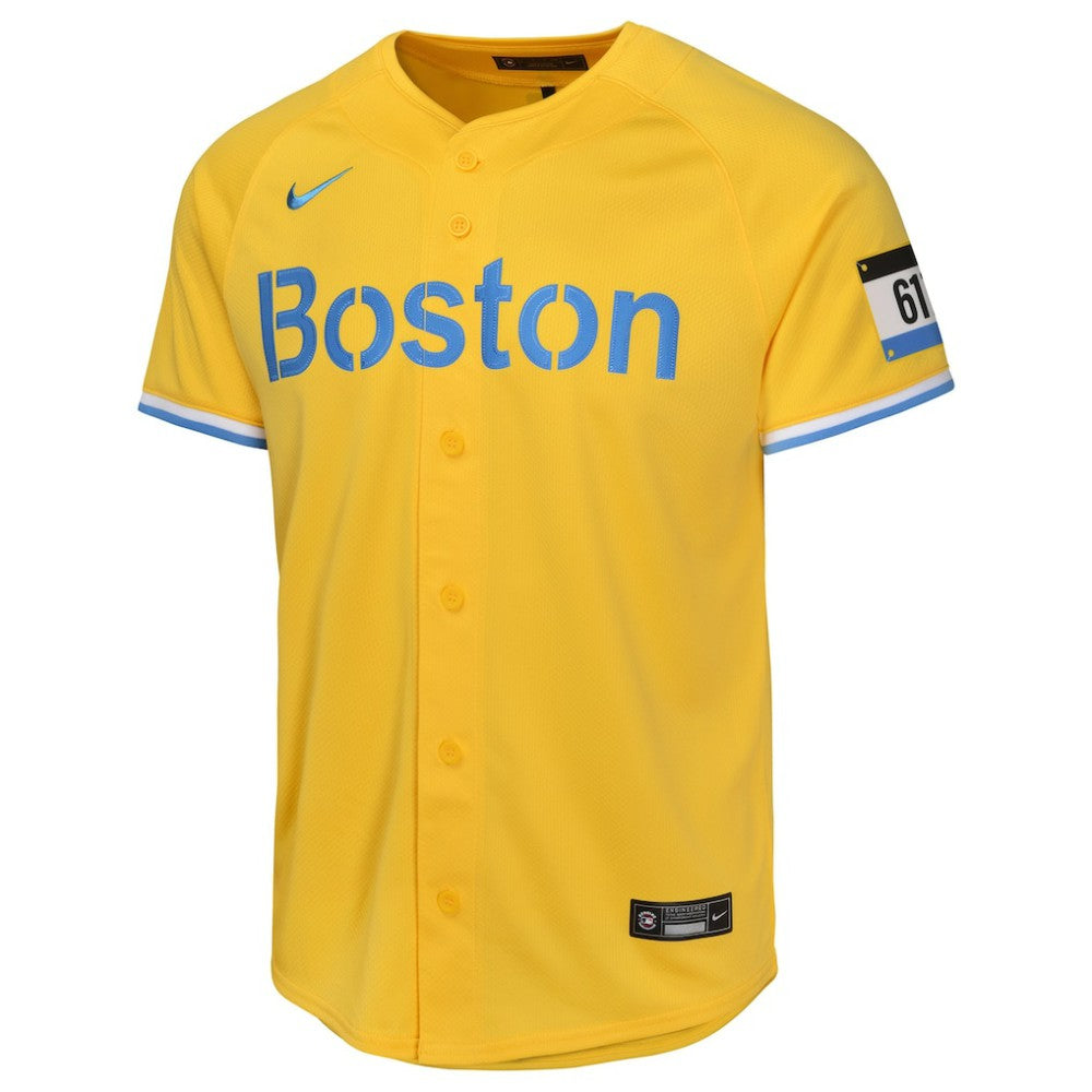 Trevor Story Boston Red Sox Nike Youth City Connect Limited Player Jersey - Gold - Nike on Sale