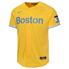 Trevor Story Boston Red Sox Nike Youth City Connect Limited Player Jersey - Gold - Nike on Sale