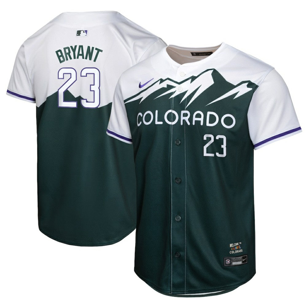 Kris Bryant Colorado Rockies Nike Youth City Connect Limited Player Jersey - Green - Nike on Sale
