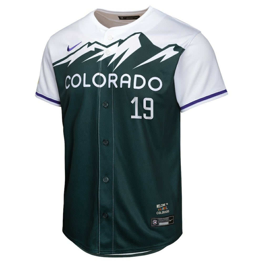 Charlie Blackmon Colorado Rockies Nike Youth City Connect Limited Player Jersey - Green - Nike Lifestyle