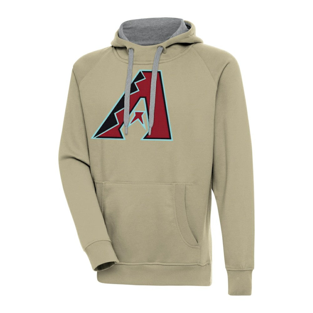 Arizona Diamondbacks Antigua Victory Pullover Hoodie - Khaki - MLB Sale