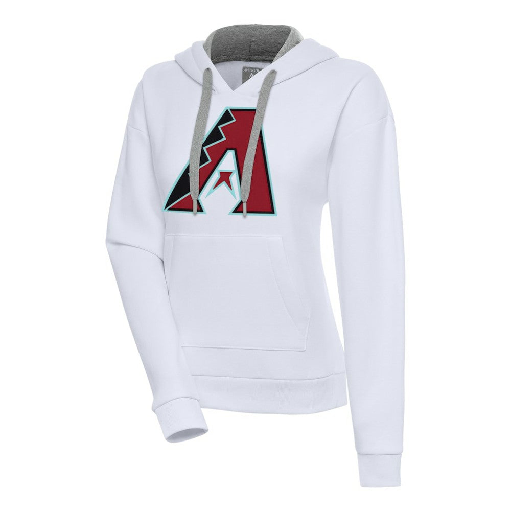 Arizona Diamondbacks Antigua Women's Victory Pullover Hoodie - White - MLB Sale
