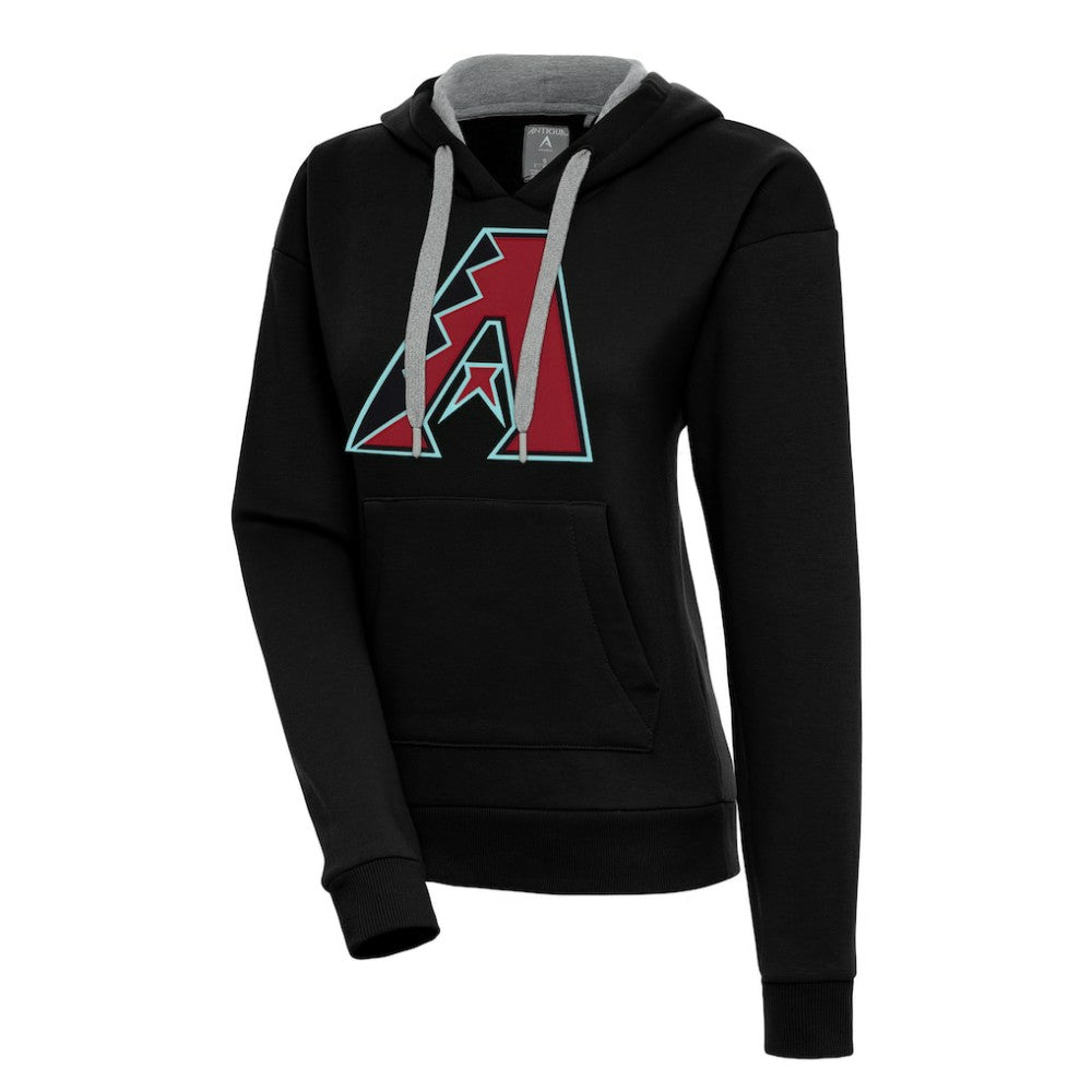 Arizona Diamondbacks Antigua Women's Victory Pullover Hoodie - Black - MLB Online