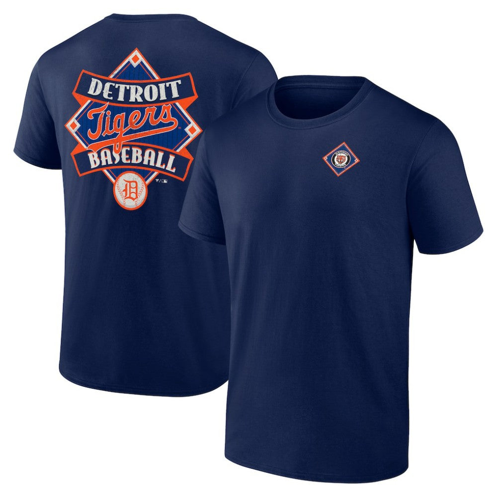 Detroit Tigers Cooperstown Collection Field Play T-Shirt - Navy - MLB Lifestyle