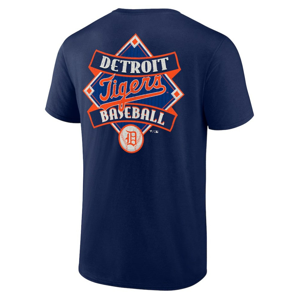 Detroit Tigers Cooperstown Collection Field Play T-Shirt - Navy - MLB Lifestyle