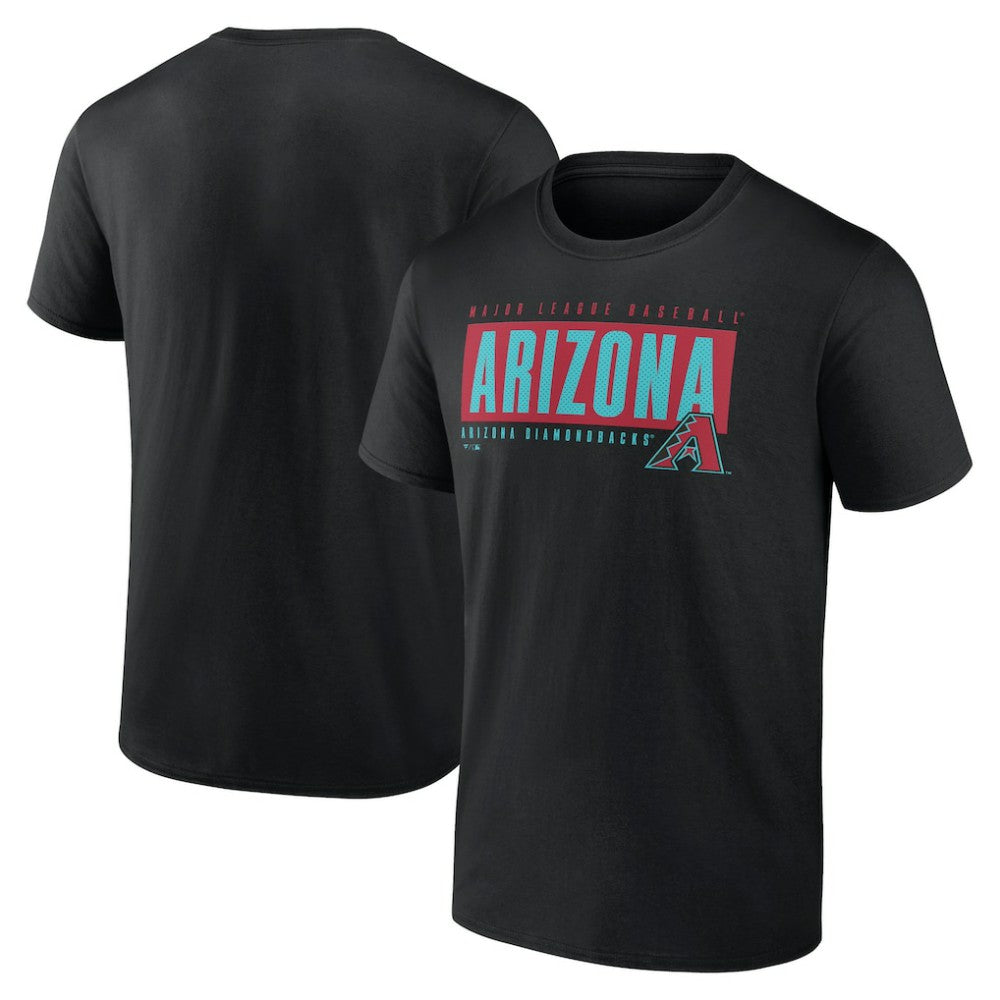 Arizona Diamondbacks Blocked Out T-Shirt - Black - MLB on Sale