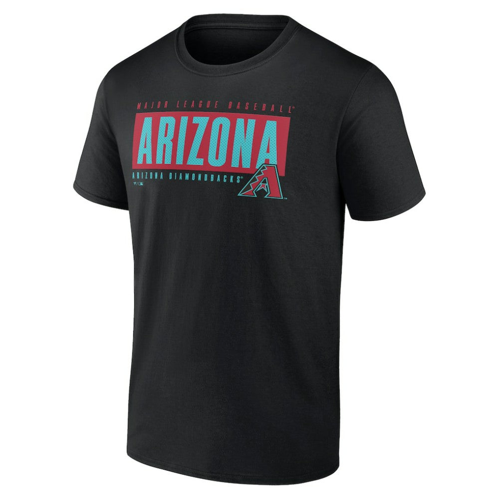 Arizona Diamondbacks Blocked Out T-Shirt - Black - MLB on Sale