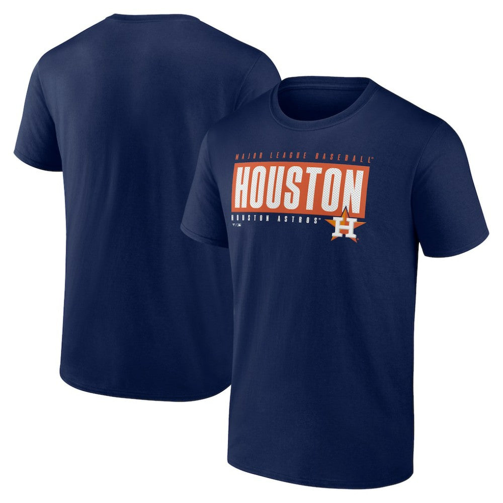 Houston Astros Blocked Out T-Shirt - Navy - MLB on Sale