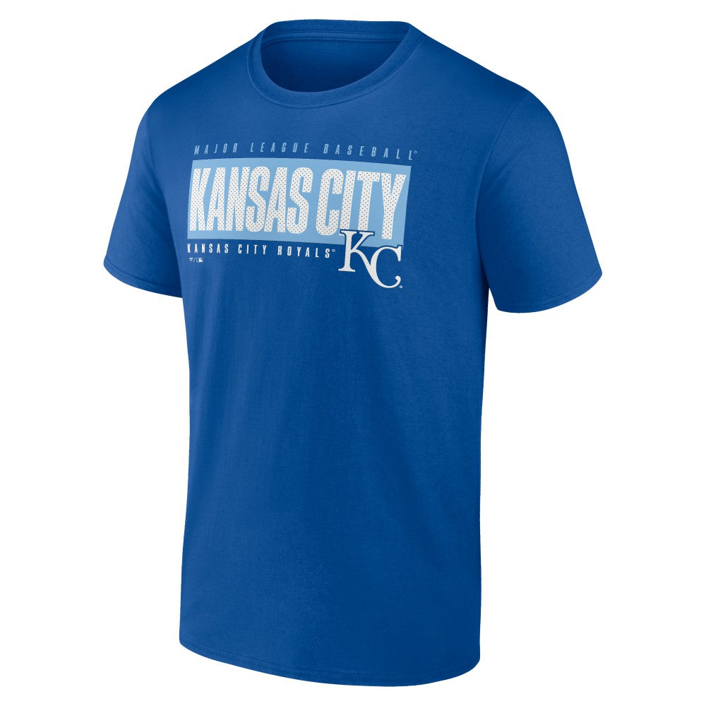 Kansas City Royals Blocked Out T-Shirt - Royal - MLB Sale