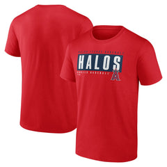 Los Angeles Angels Blocked Out T-Shirt - Red - MLB Sale