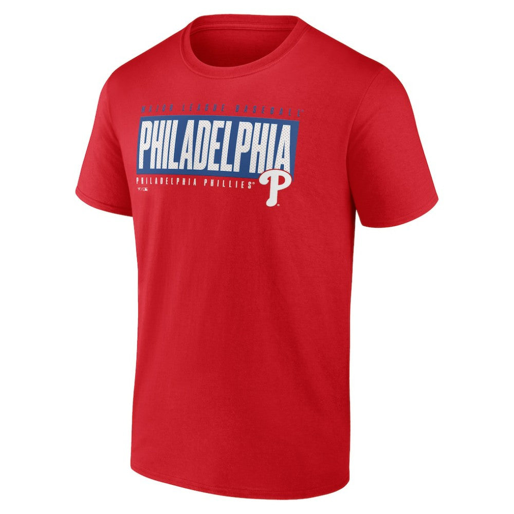 Philadelphia Phillies Blocked Out T-Shirt - Red - MLB Sale