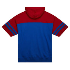 Mitchell & Ness Buffalo Bills Off Field Vintage Logo Short Sleeve Pullover Hoodie Royal