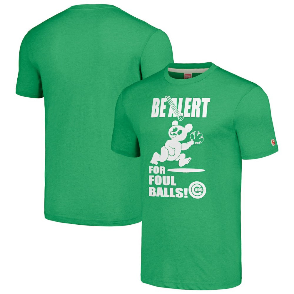 Chicago Cubs Homage Hyper Local Tri-Blend T-Shirt - Green - MLB on Sale