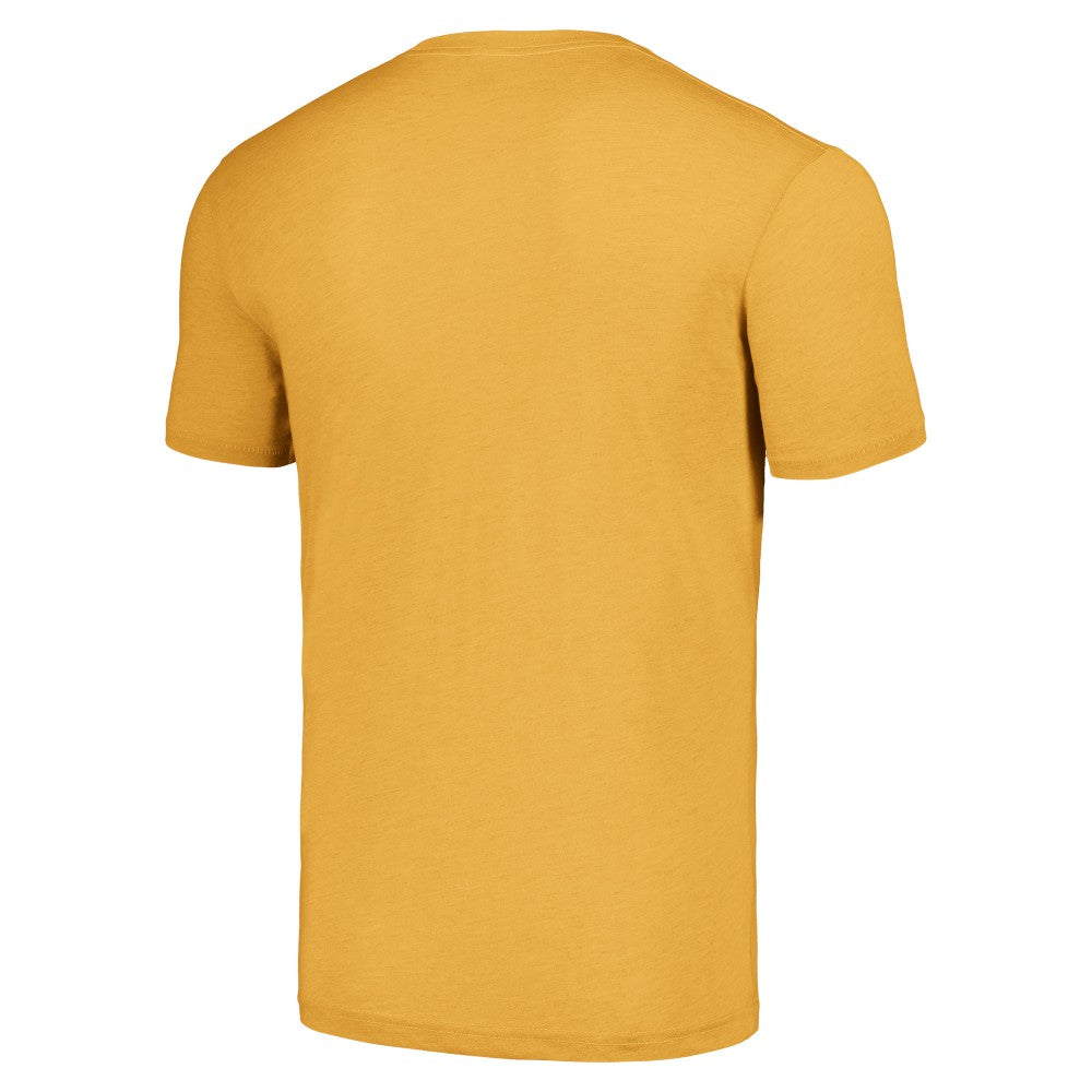 Milwaukee Brewers Homage Grateful Dead Tri-Blend T-Shirt - Gold - MLB on Sale