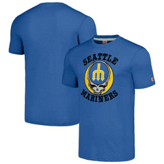Seattle Mariners Homage Grateful Dead Tri-Blend T-Shirt - Royal - MLB on Sale