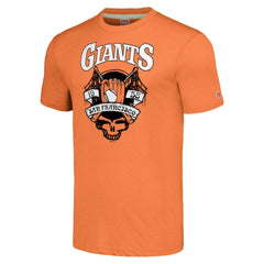 San Francisco Giants Homage Grateful Dead Tri-Blend T-Shirt - Orange - MLB Sale