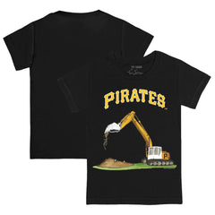 Pittsburgh Pirates Tiny Turnip Youth Excavator T-Shirt - Black - MLB Sale