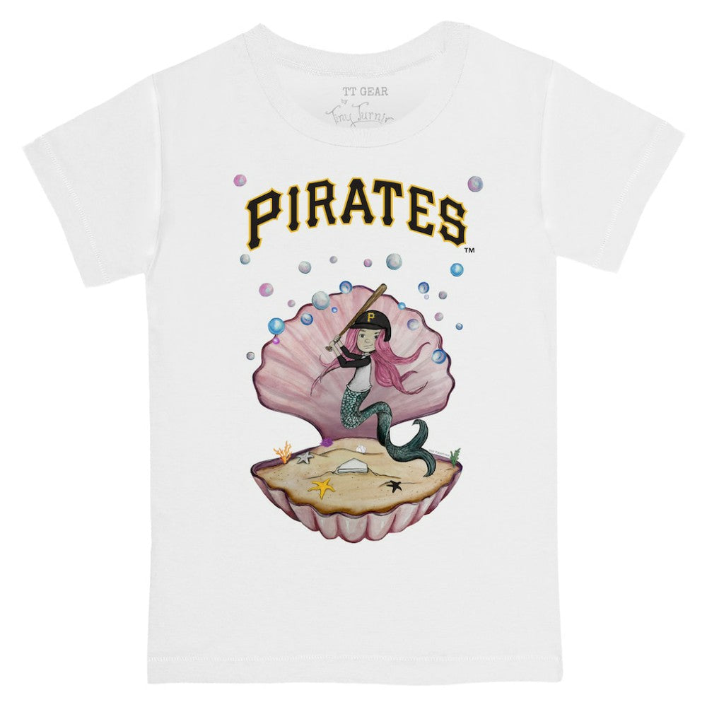 Pittsburgh Pirates Tiny Turnip Youth Mermaid T-Shirt - White - MLB Online