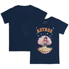 Houston Astros Tiny Turnip Youth Mermaid T-Shirt - Navy - MLB Sale
