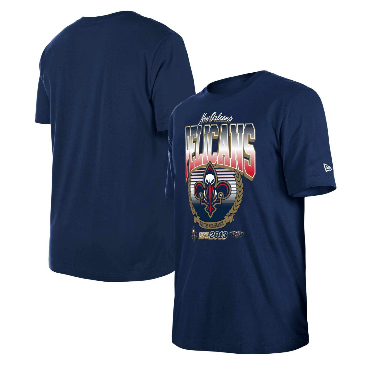New Orleans Pelicans Unisex Summer Classics T-Shirt Navy | New Era US