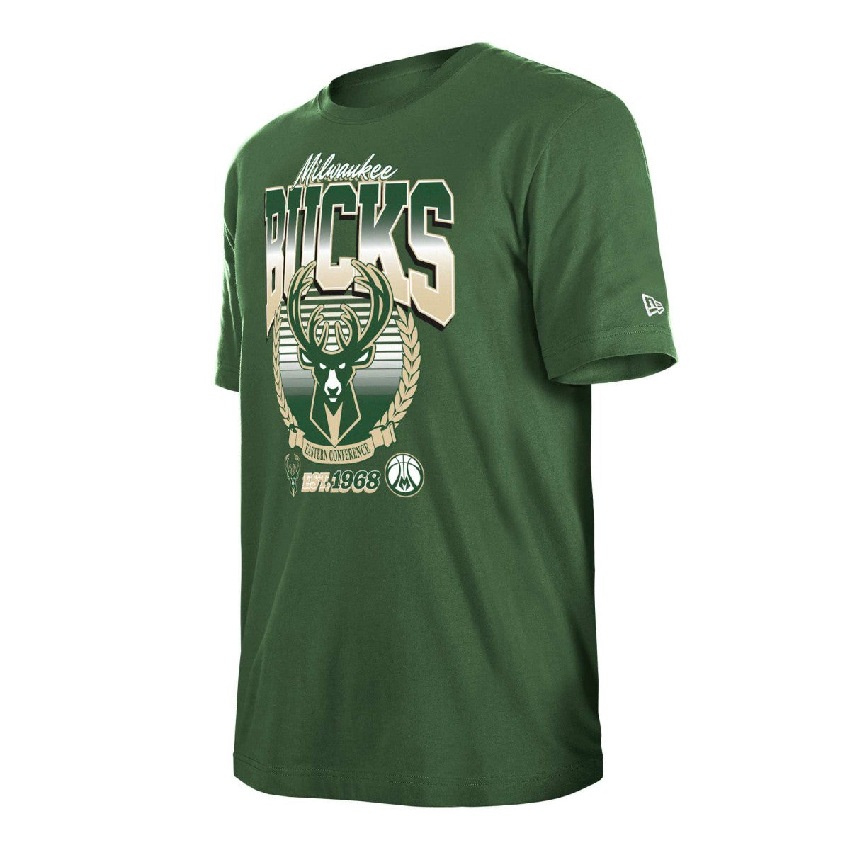 Milwaukee Bucks Unisex Summer Classics T-Shirt Hunter Green | New Era for sale