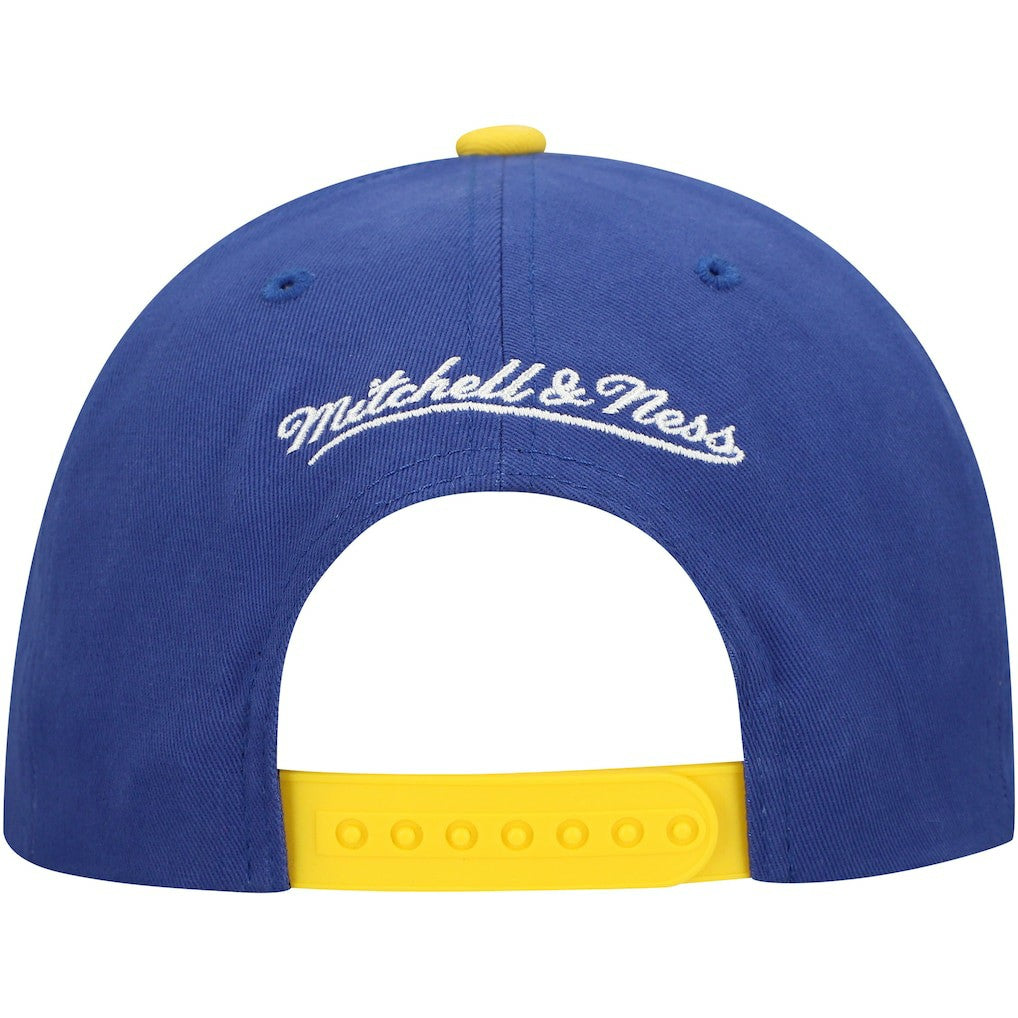 Golden State Warriors Team Up Classic Edition Adjustable Hat Royal/Gold | Mitchell & Ness US
