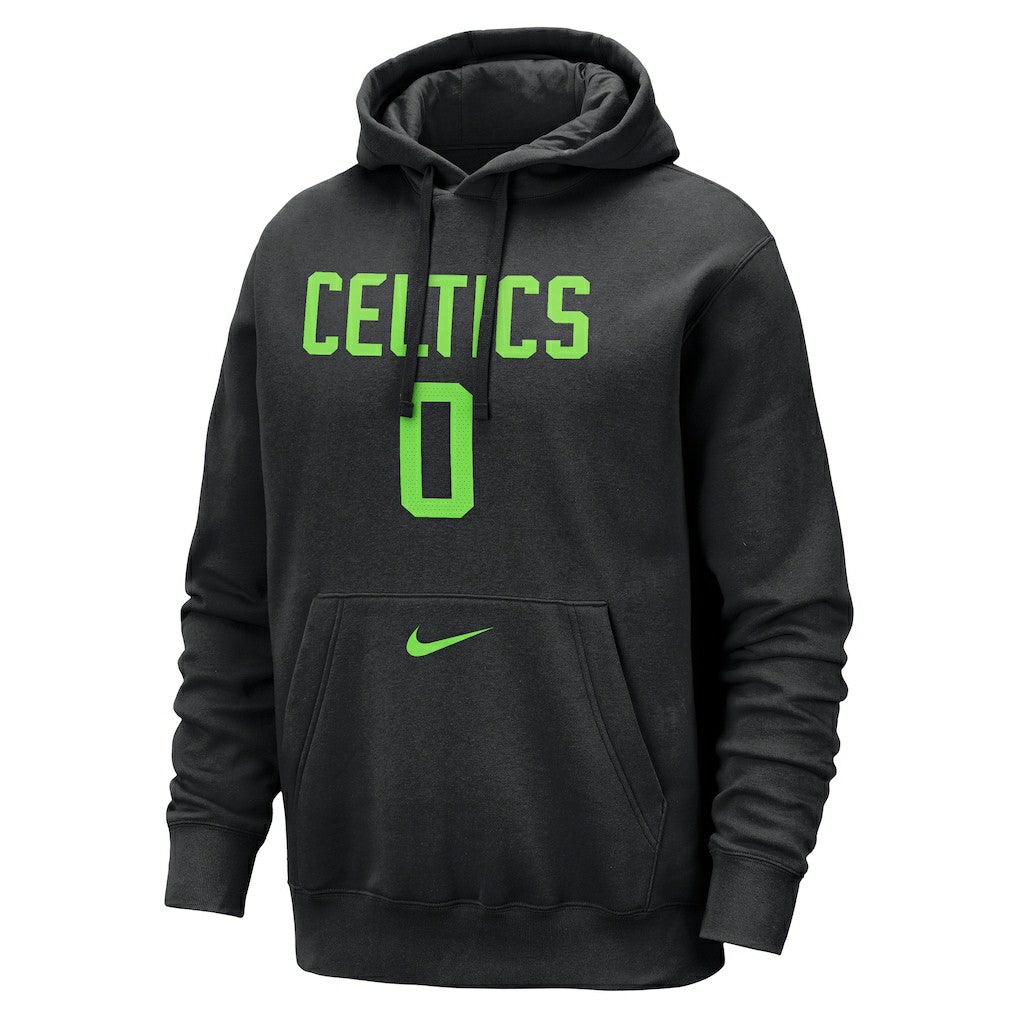 Jayson Tatum Boston Celtics 2024/25 City Edition Name & Number Pullover Hoodie Black | Nike for sale