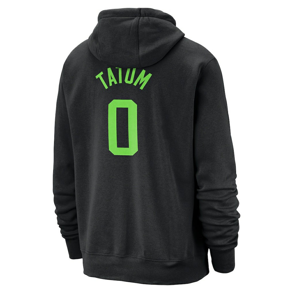 Jayson Tatum Boston Celtics 2024/25 City Edition Name & Number Pullover Hoodie Black | Nike for sale