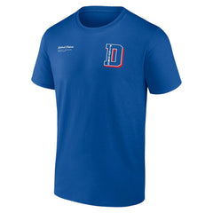Detroit Pistons Split Zone T-Shirt Blue