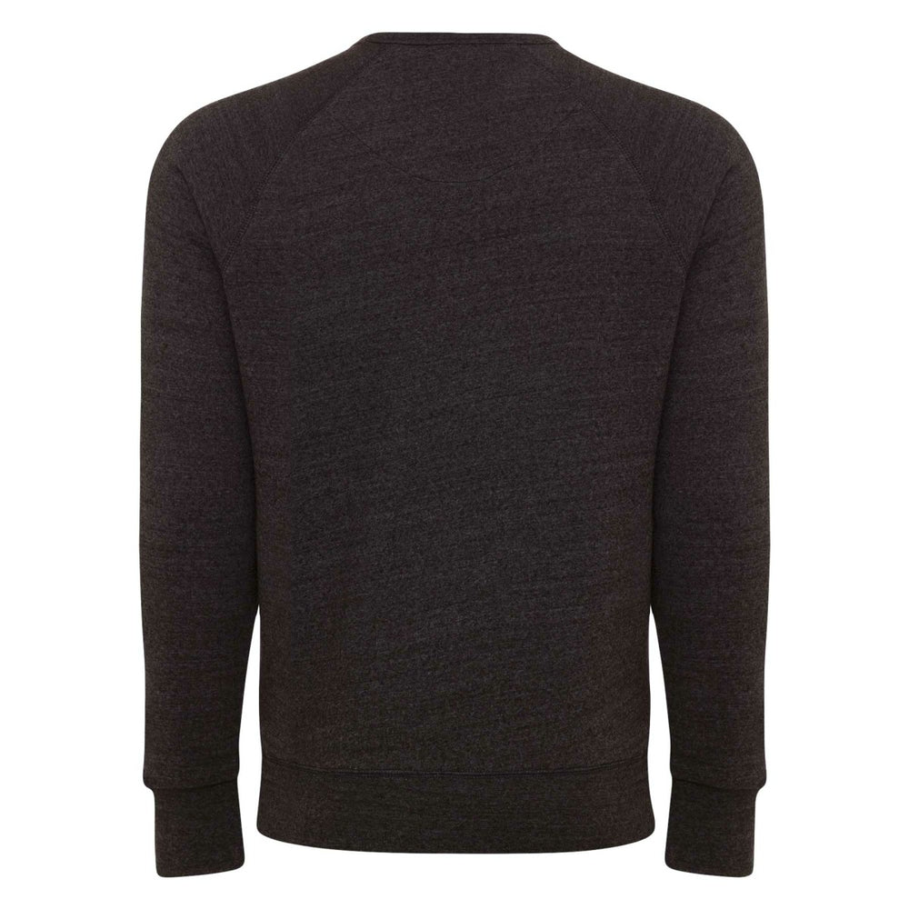New York Knicks Sportiqe Unisex Harmon Super Soft Tri-Blend Raglan Pullover Sweatshirt Black