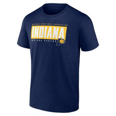 Indiana Pacers Blocked Out T-Shirt Navy