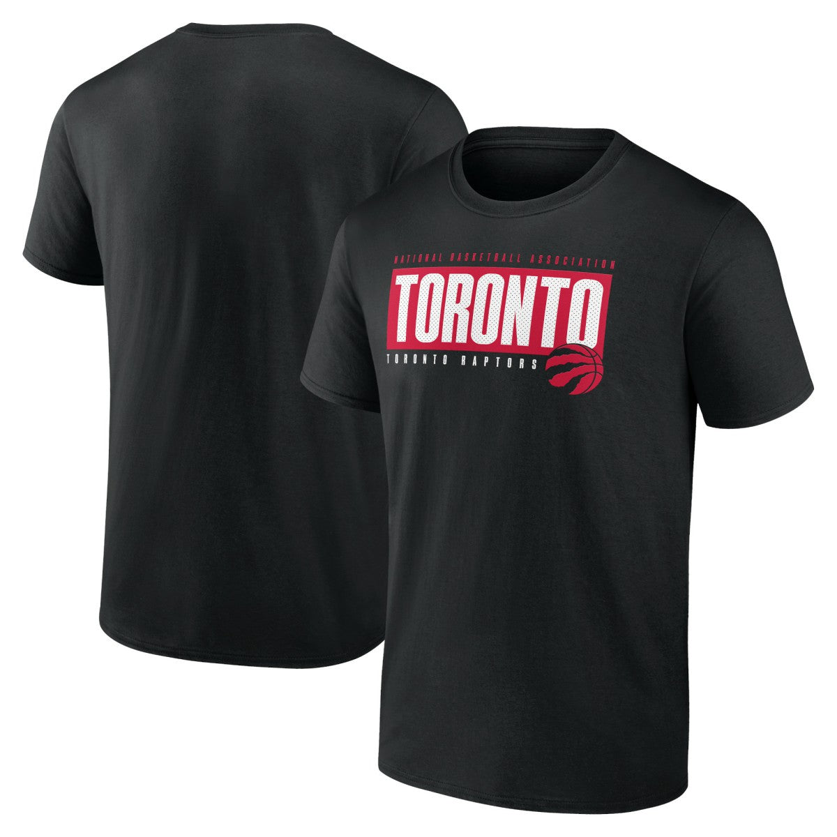 Toronto Raptors Blocked Out T-Shirt Black