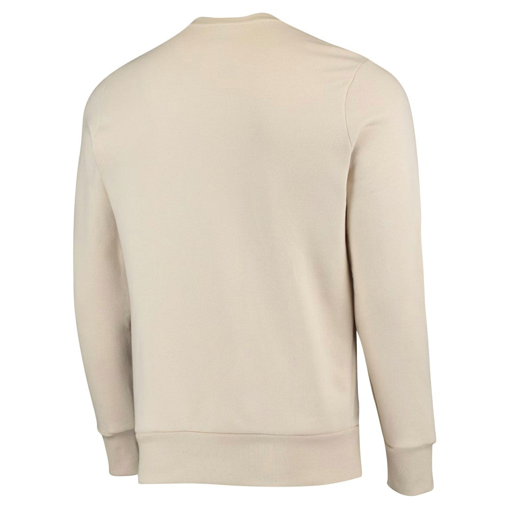 New York Mets Majestic Threads Fleece Pullover Sweatshirt - Oatmeal - MLB Sale