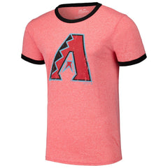 Arizona Diamondbacks Majestic Threads Ringer Tri-Blend T-Shirt - Red - MLB on Sale