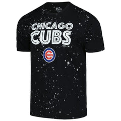 Chicago Cubs Majestic Threads Splatter T-Shirt - Black/White - MLB Online