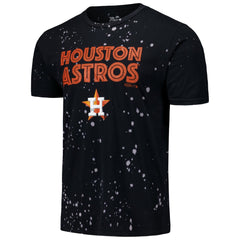 Houston Astros Majestic Threads Splatter T-Shirt - Black/White - MLB Online