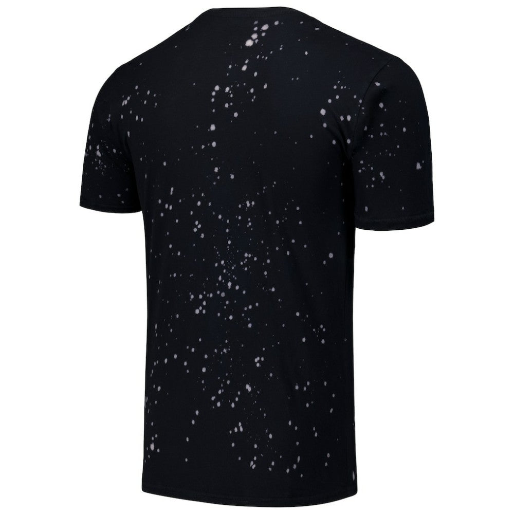 Atlanta Braves Majestic Threads Splatter T-Shirt - Black/White - MLB Lifestyle