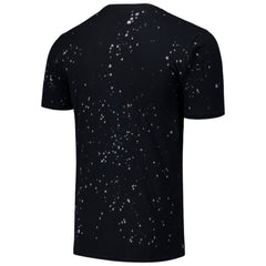 Atlanta Braves Majestic Threads Splatter T-Shirt - Black/White - MLB Lifestyle