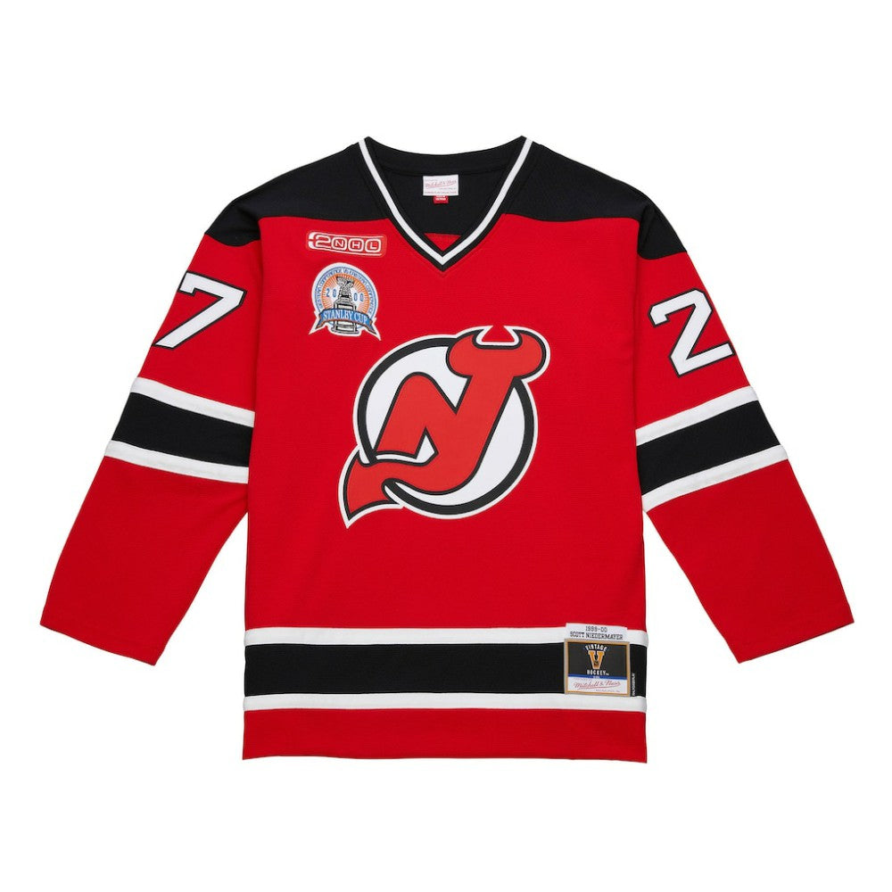 Scott Niedermayer New Jersey Devils Mitchell & Ness Big & Tall 1999/00 Blue Line 2.0 Jersey - Red - NHL 201351073
