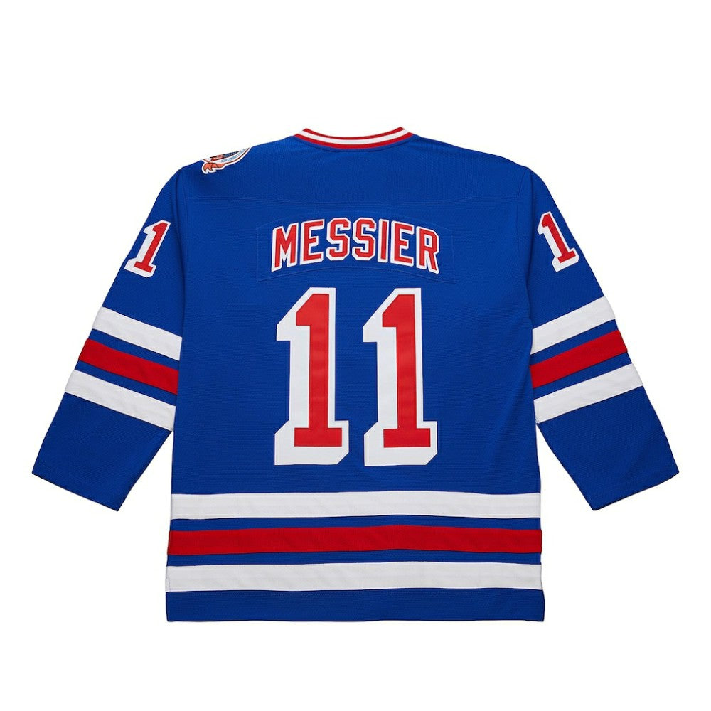 Mark Messier New York Rangers Mitchell & Ness Big & Tall 1993/94 Blue Line 2.0 Jersey - Blue - NHL 201351074