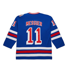 Mark Messier New York Rangers Mitchell & Ness Big & Tall 1993/94 Blue Line 2.0 Jersey - Blue - NHL 201351074