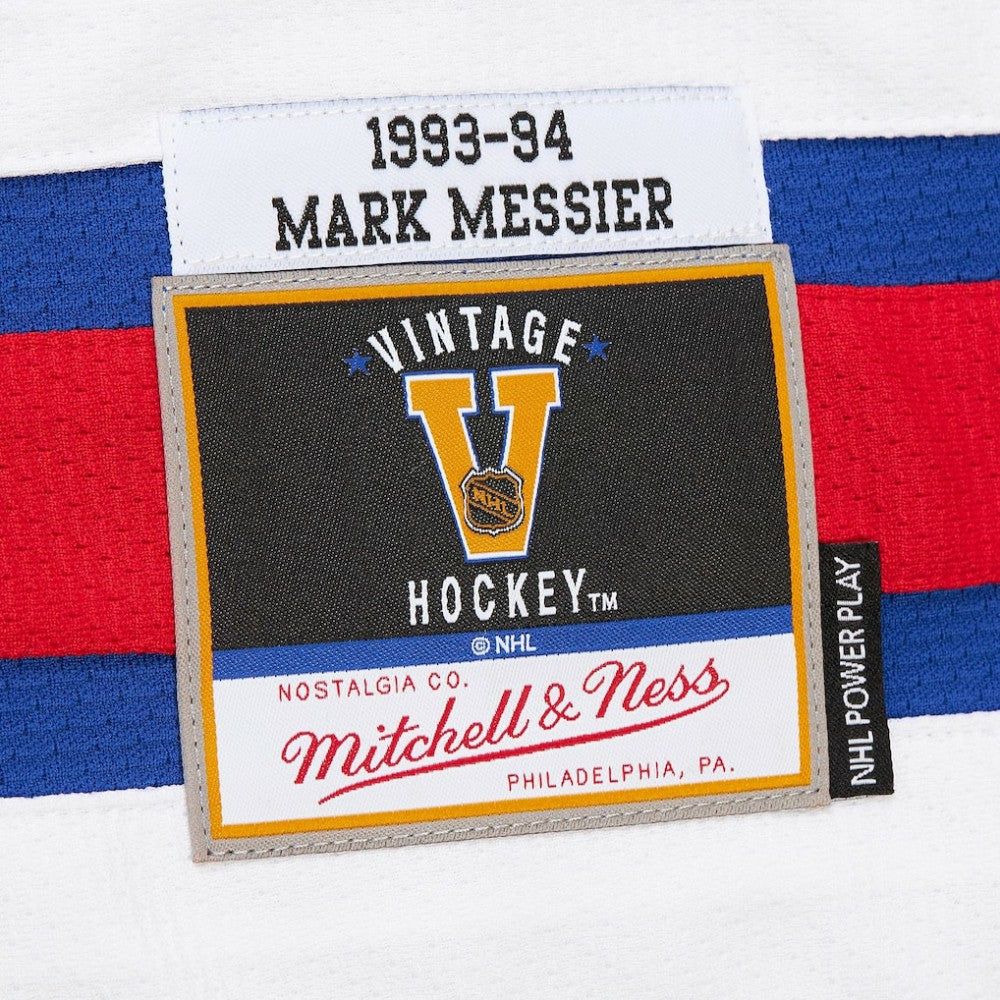 Mark Messier New York Rangers Mitchell & Ness Big & Tall 1993/94 Blue Line 2.0 Jersey - Blue - NHL 201351074